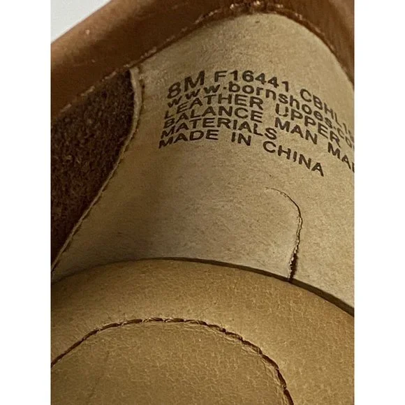 Born brown leather driving shoe loafer 8 medium - Picture 4 of 9